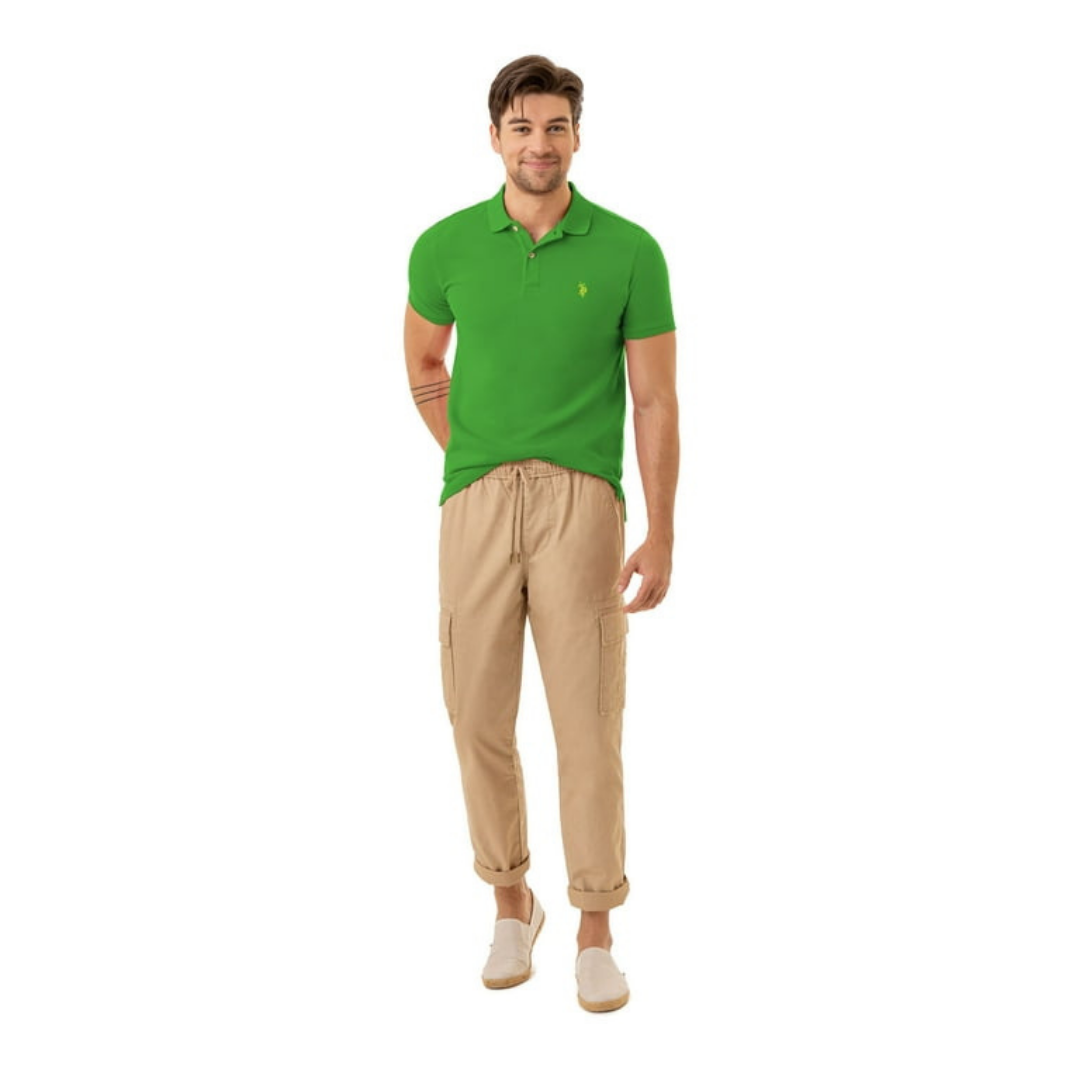 Chemise Polo Para Hombre Verde