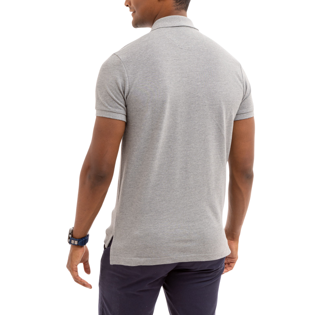 Chemise Polo Para Hombre Gris