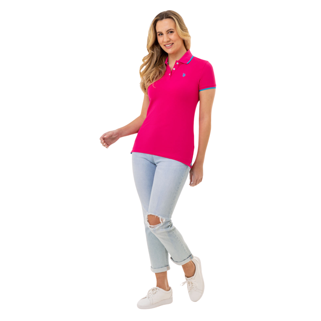 Chemise Polo Bordes Para Mujer