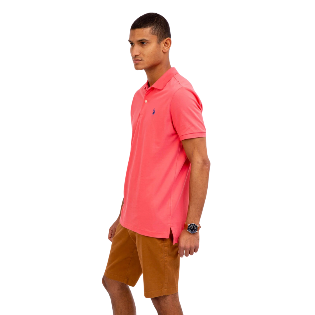 Chemise Polo Para Hombre Coral