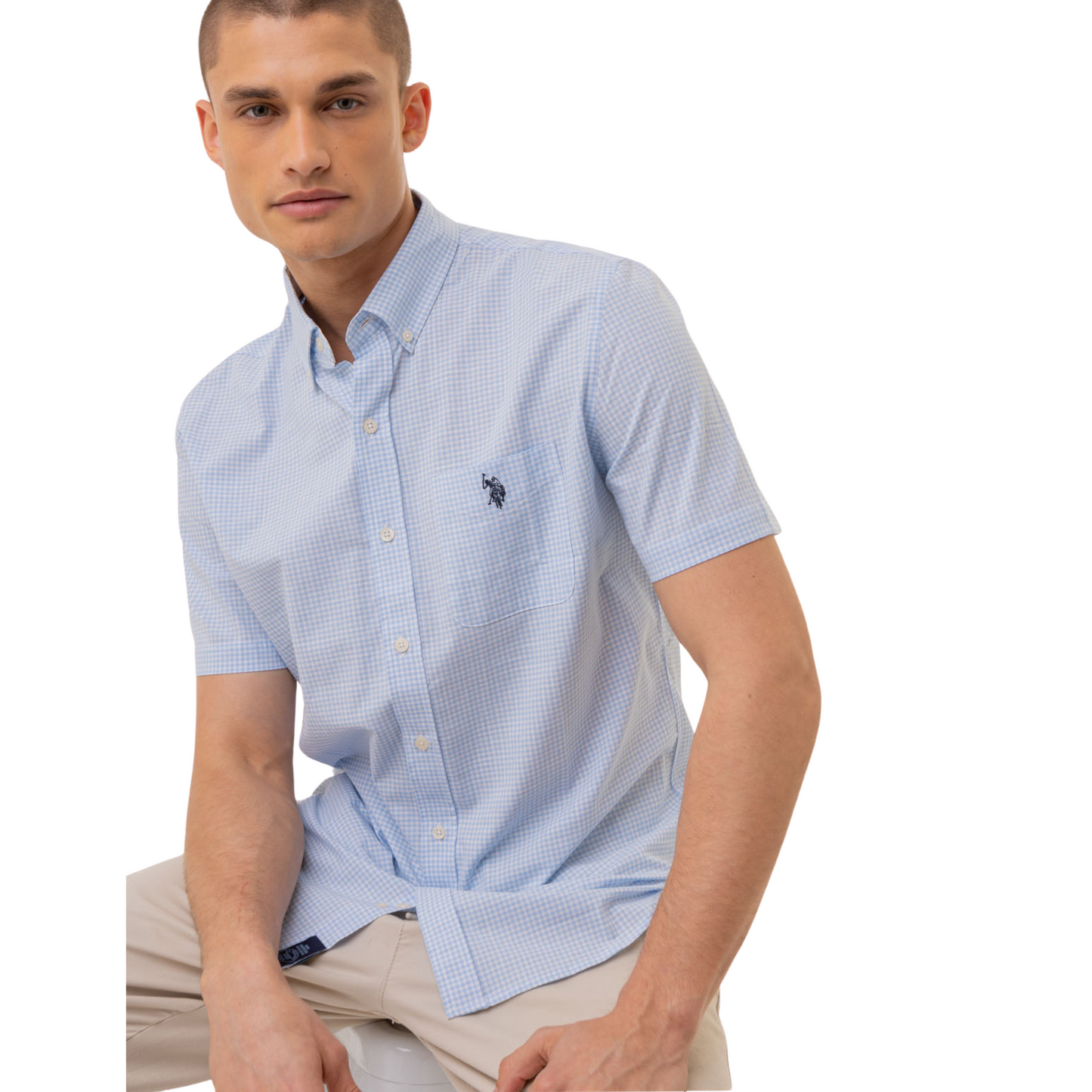Camisa Polo Manga Corta Para Hombre