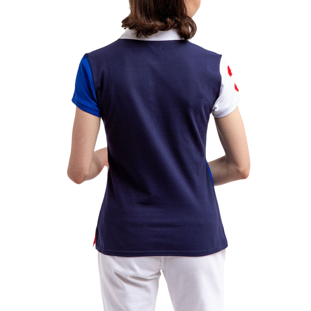 Chemise Polo Bloques Para Mujer