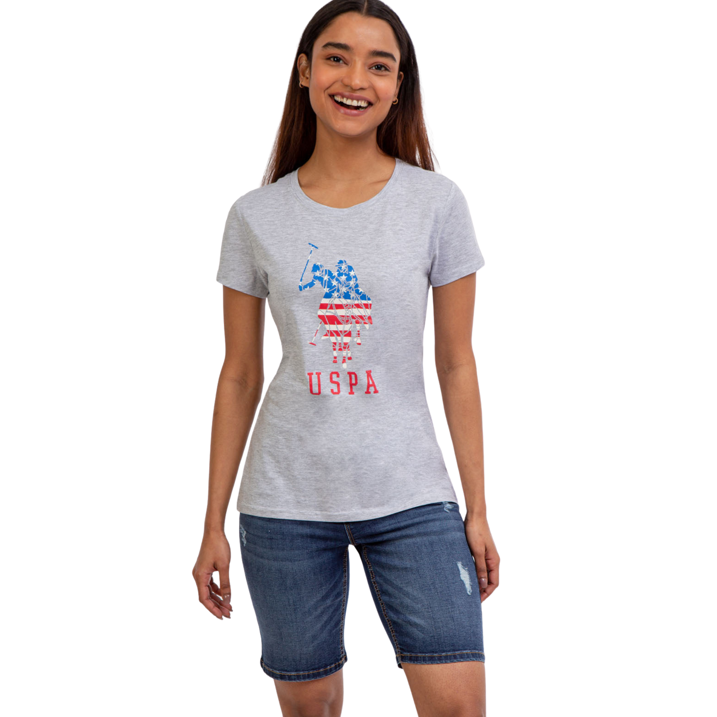 Franela Polo Con Logo USPA Para Mujer