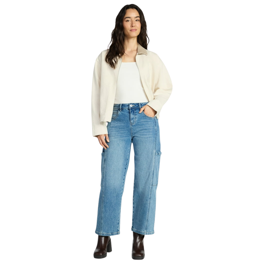 Jeans Vaqueros Rectos Estilo Skater Azul Claro Madden NYC