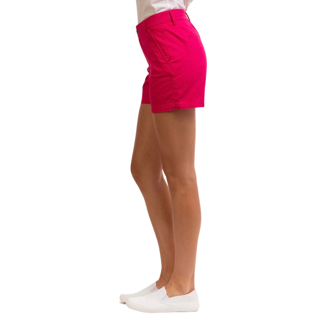 Short Polo Clásico Fucsia Para Mujer