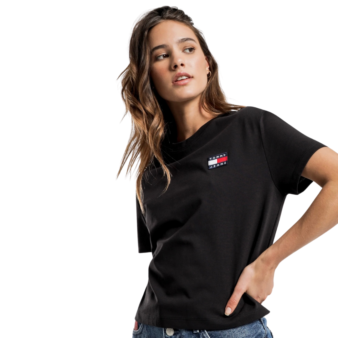 Franela Tommy Hilfiger Negra Para Mujer
