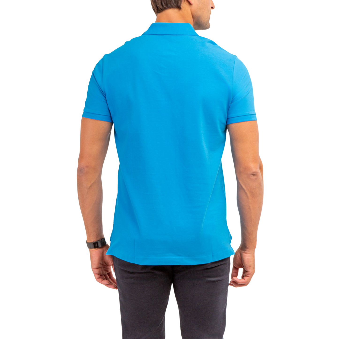 Chemise Polo Para Hombre Azul