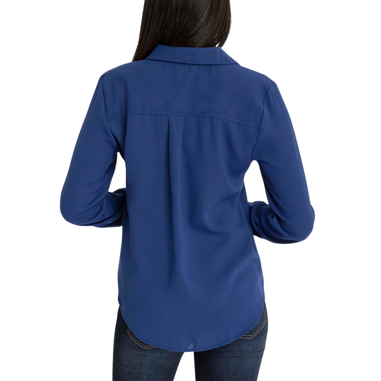 Camisa Polo Manga Larga Para Mujer
