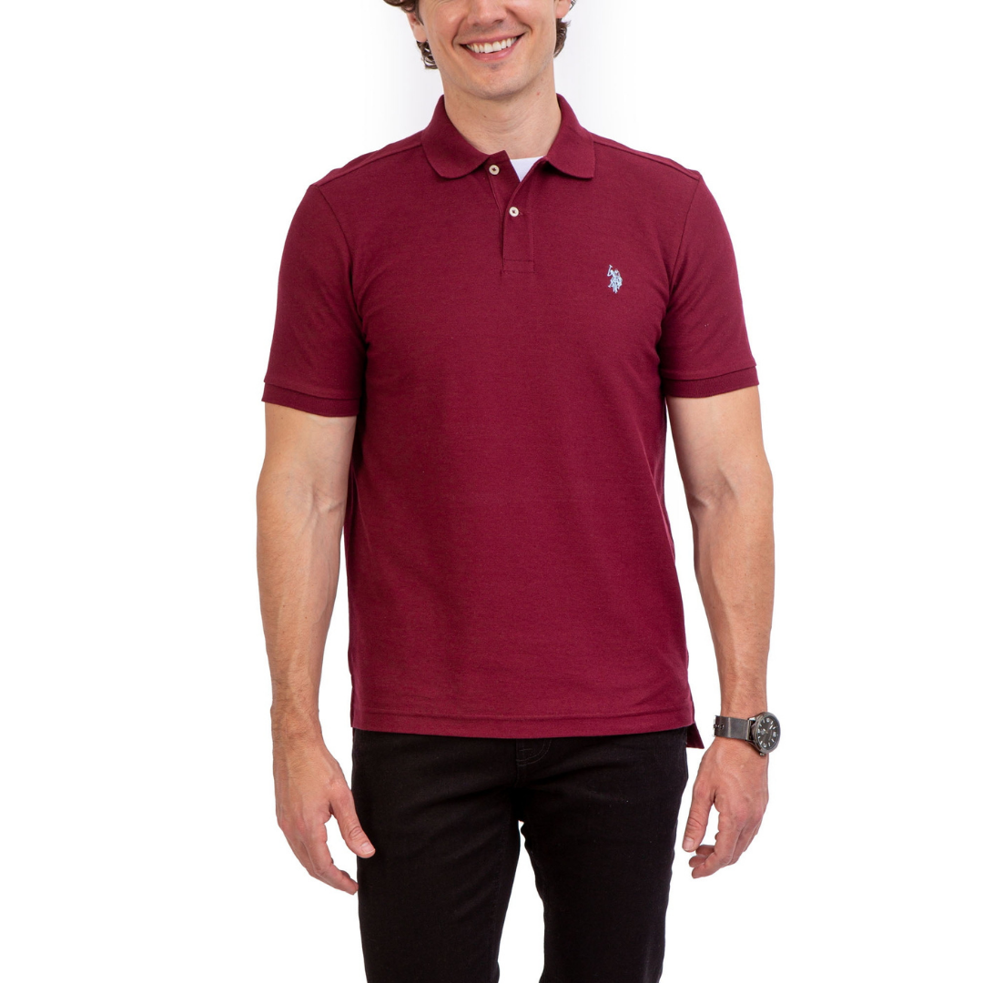 Chemise Polo Para Hombre Vinotinto