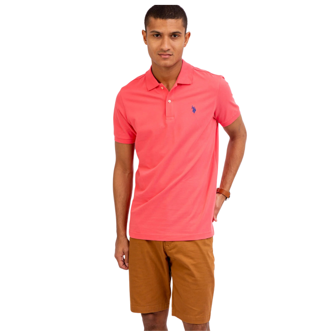Chemise Polo Para Hombre Coral