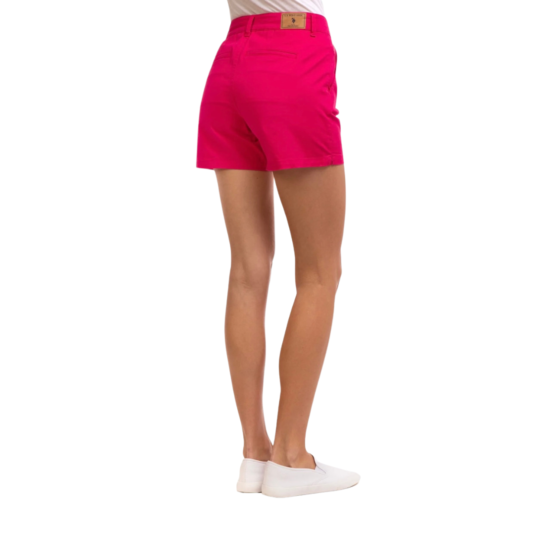 Short Polo Clásico Fucsia Para Mujer