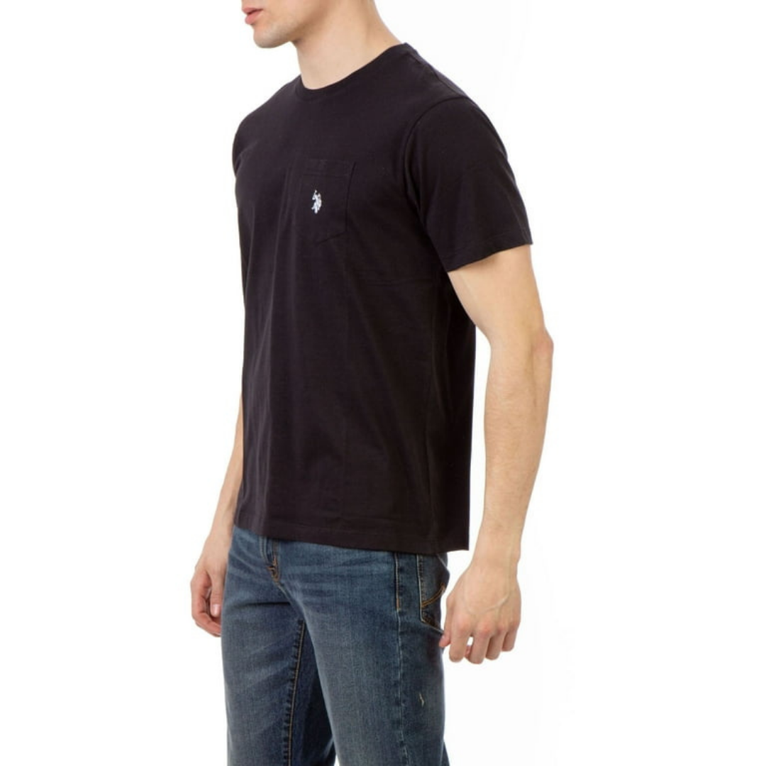 Franela Polo Básica Con Bolsillo Para Hombre