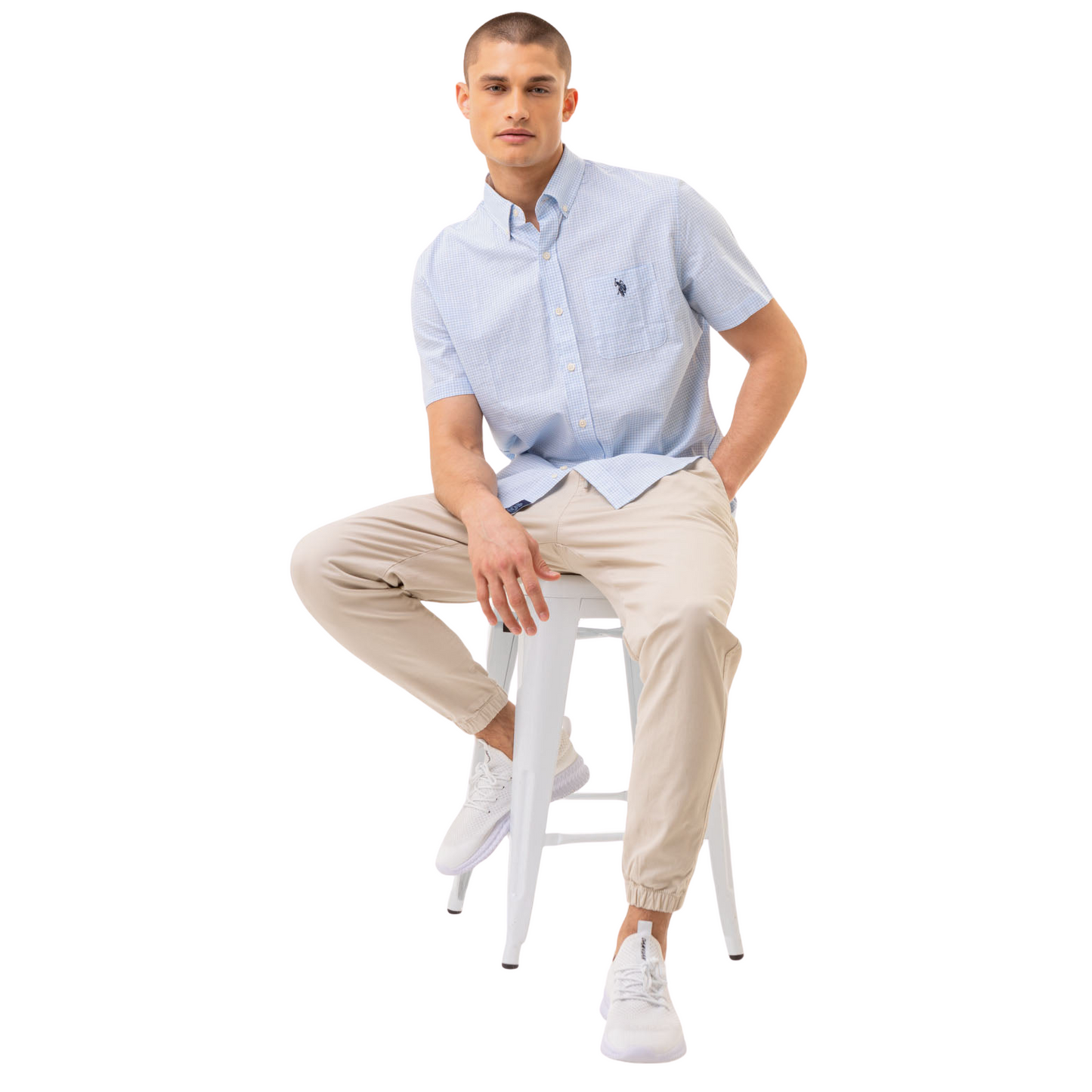 Camisa Polo Manga Corta Para Hombre