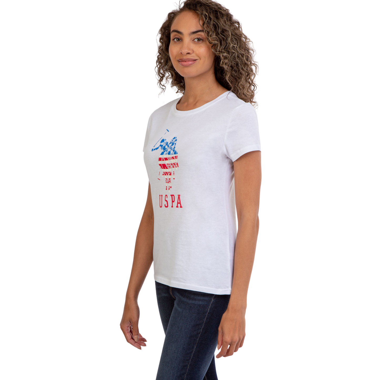 Franela Polo Con Logo USPA Para Mujer