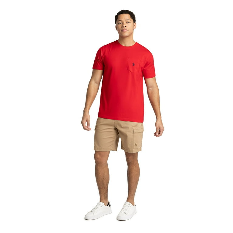 Franela Polo Básica Con Bolsillo Para Hombre