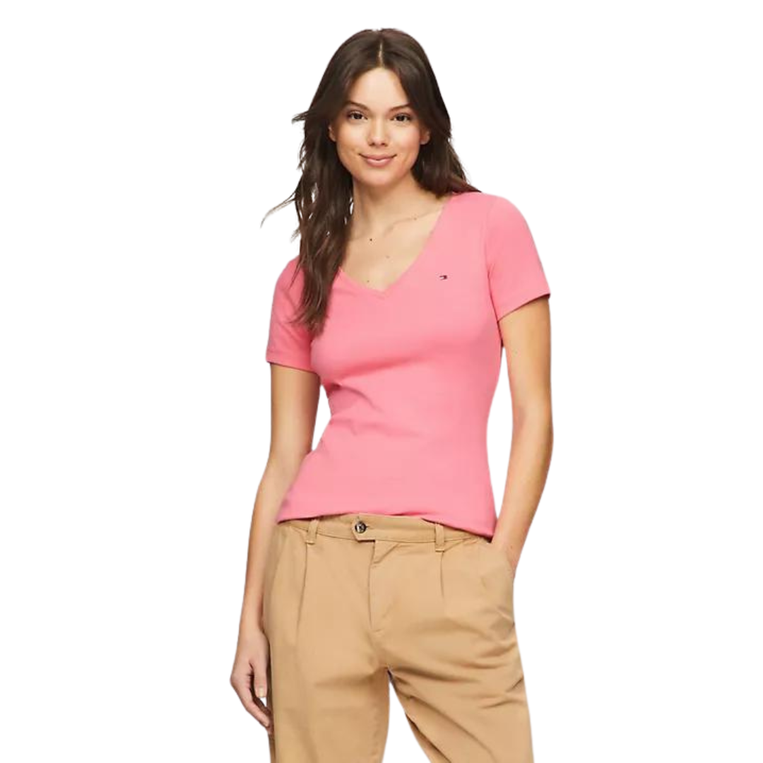 Franela Tommy Hilfiger Fucsia Para Mujer