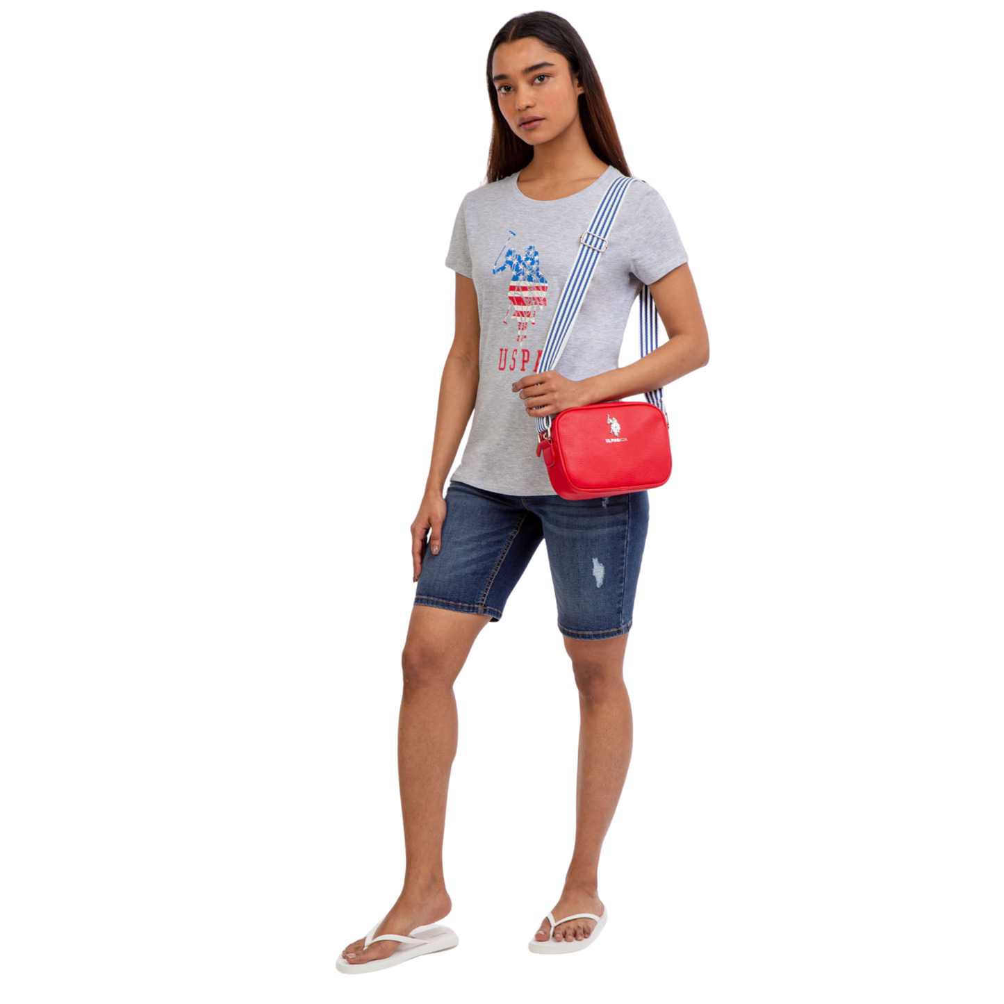 Franela Polo Con Logo USPA Para Mujer
