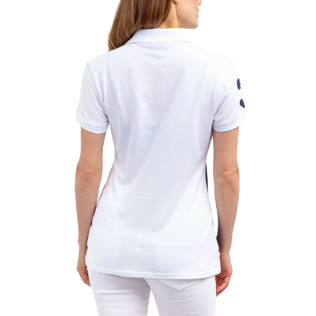 Chemise Polo Diagonal Para Mujer