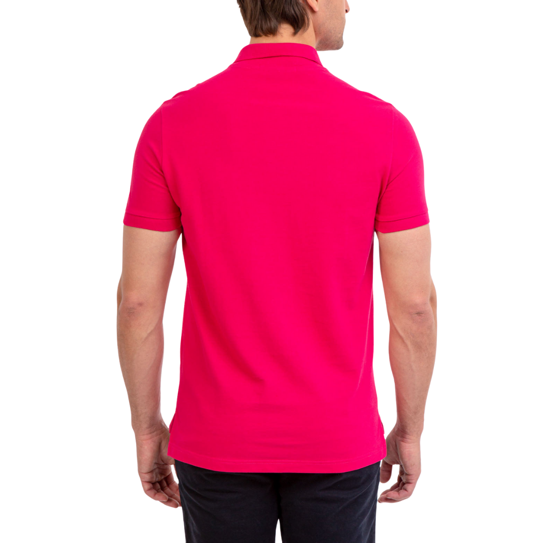 Chemise Polo Para Hombre Fucsia