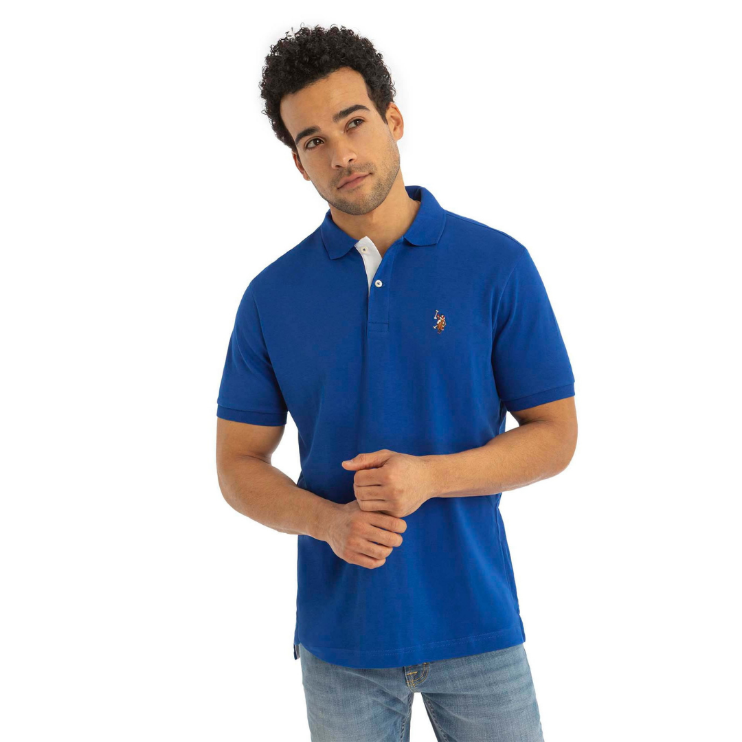 Chemise Polo Para Hombre Azul Rey