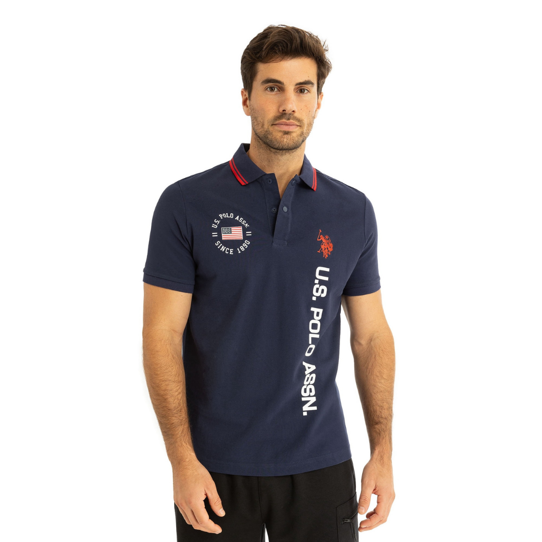 Chemise Polo Para Hombre Azul Marino
