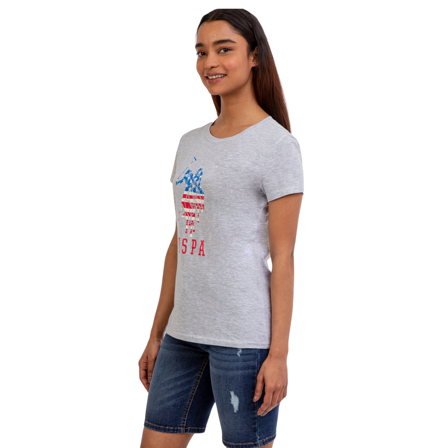 Franela Polo Con Logo USPA Para Mujer