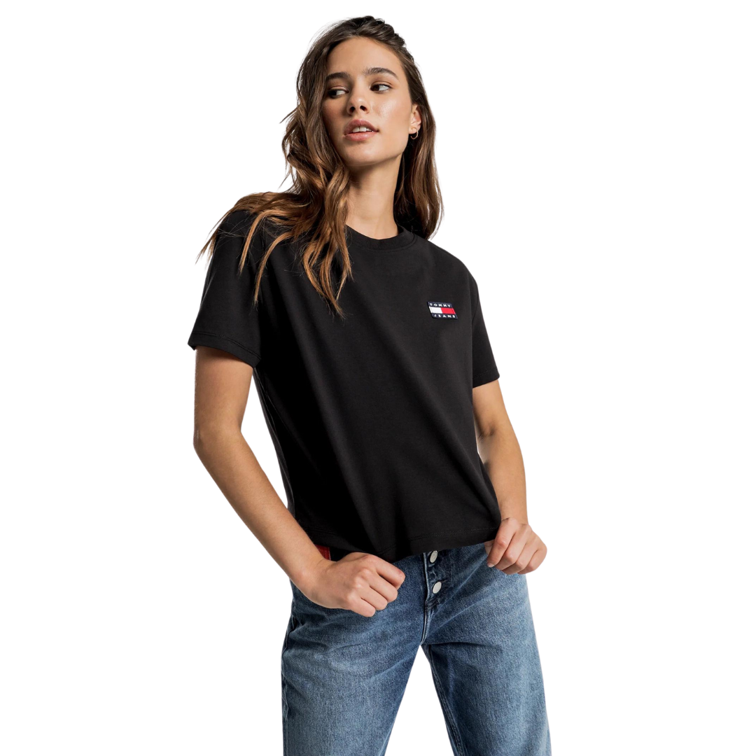 Franela Tommy Hilfiger Negra Para Mujer