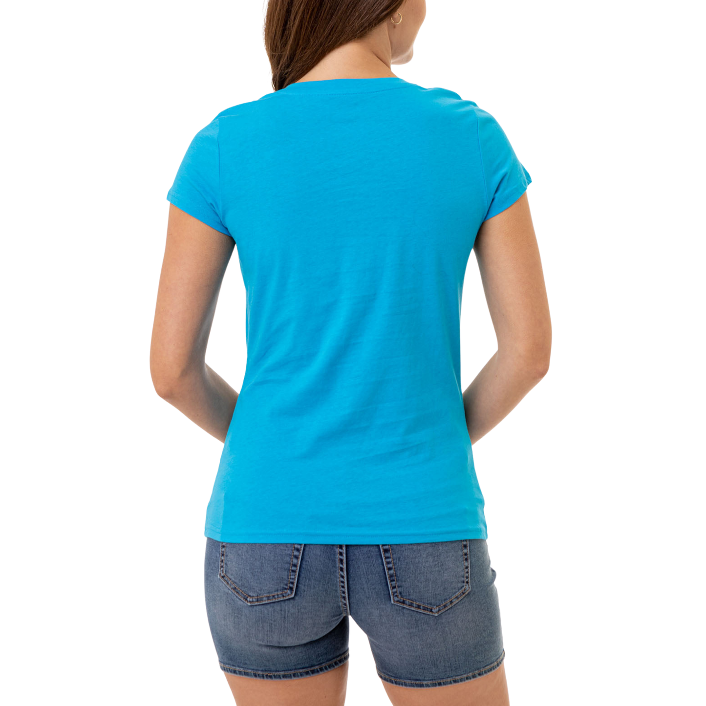 Franela Polo Cuello En V Para Mujer