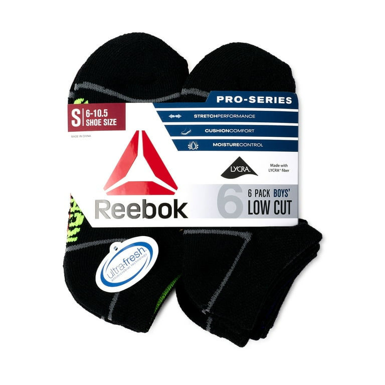 Paquete 6 Pares de Medias Reebok Juveniles