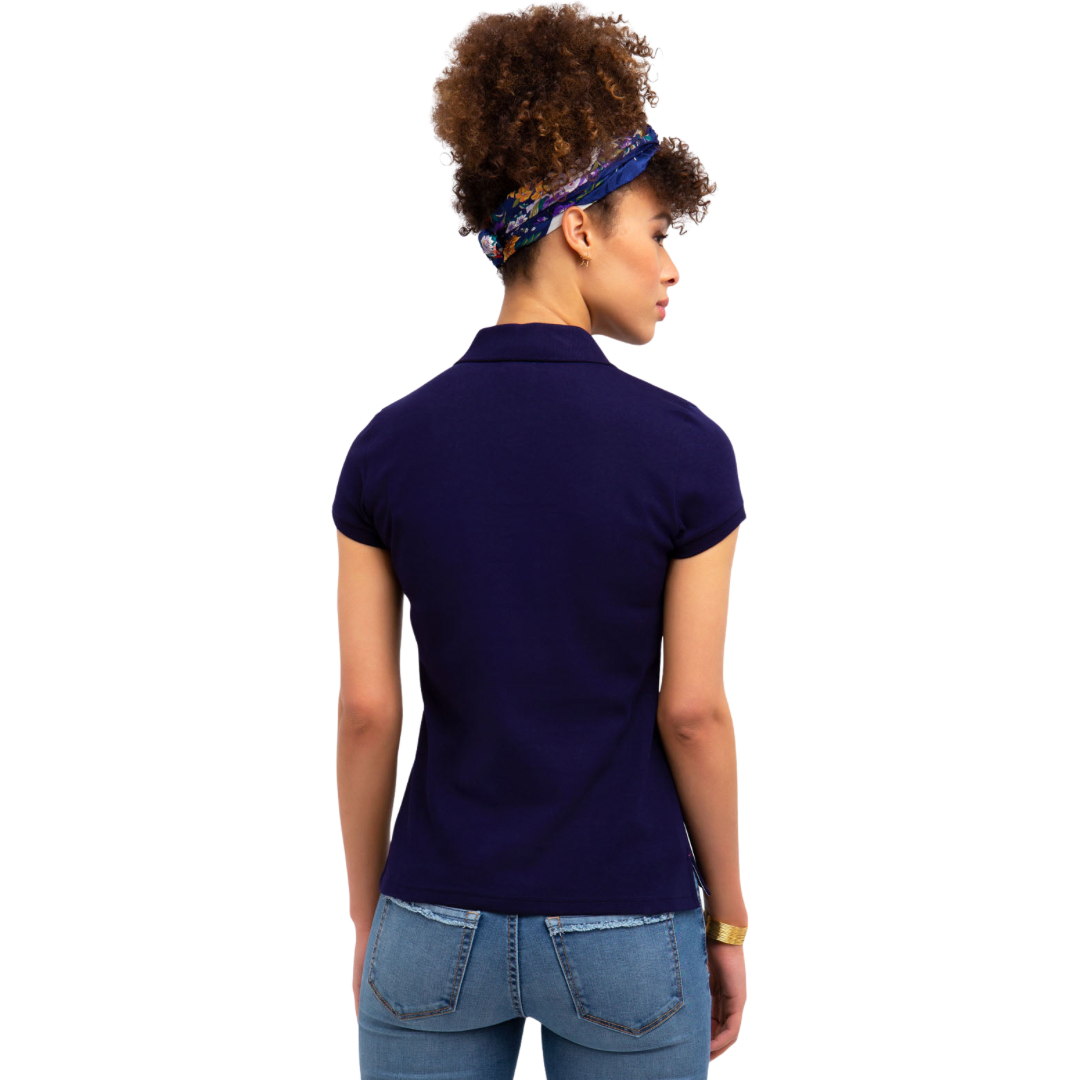 Chemise Polo Clásica Para Mujer