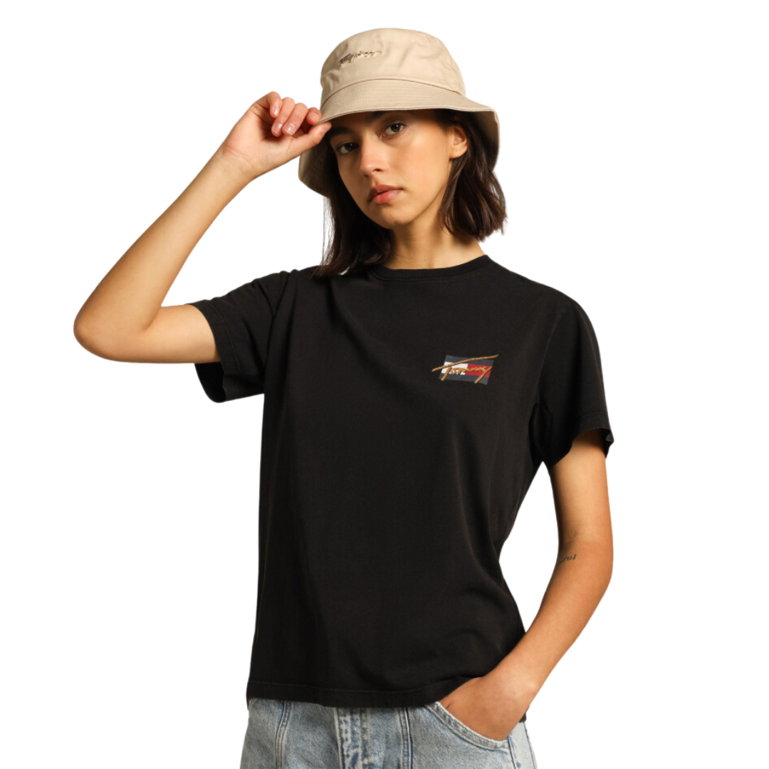 Franela Tommy Hilfiger Negra Para Mujer