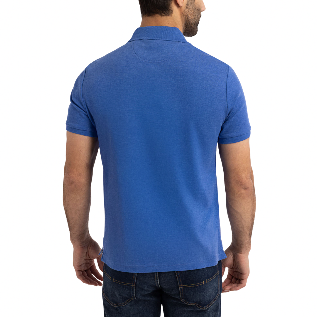 Chemise Polo Azul Intenso Para Hombre