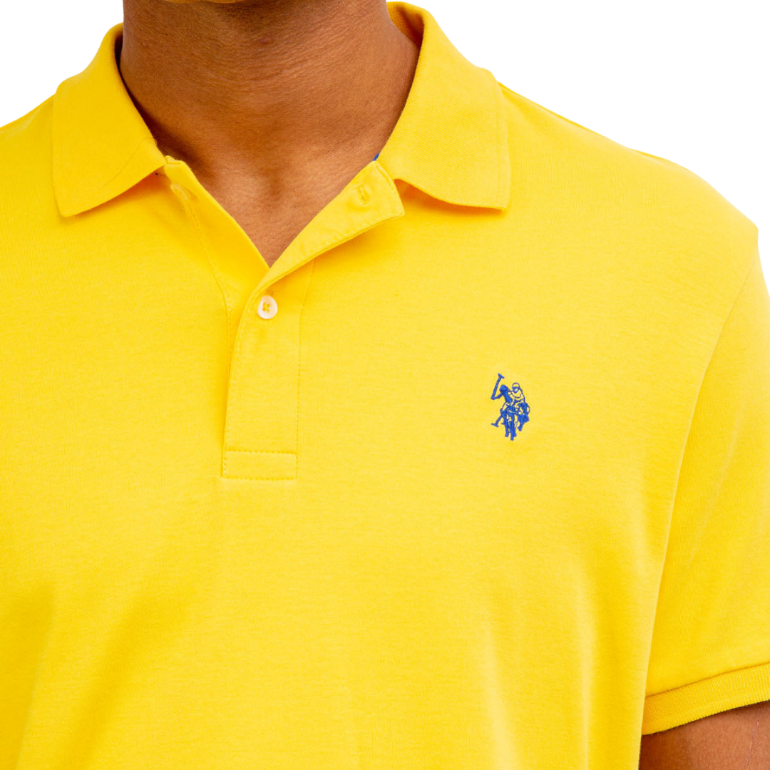 Chemise Polo Para Hombre Amarilla
