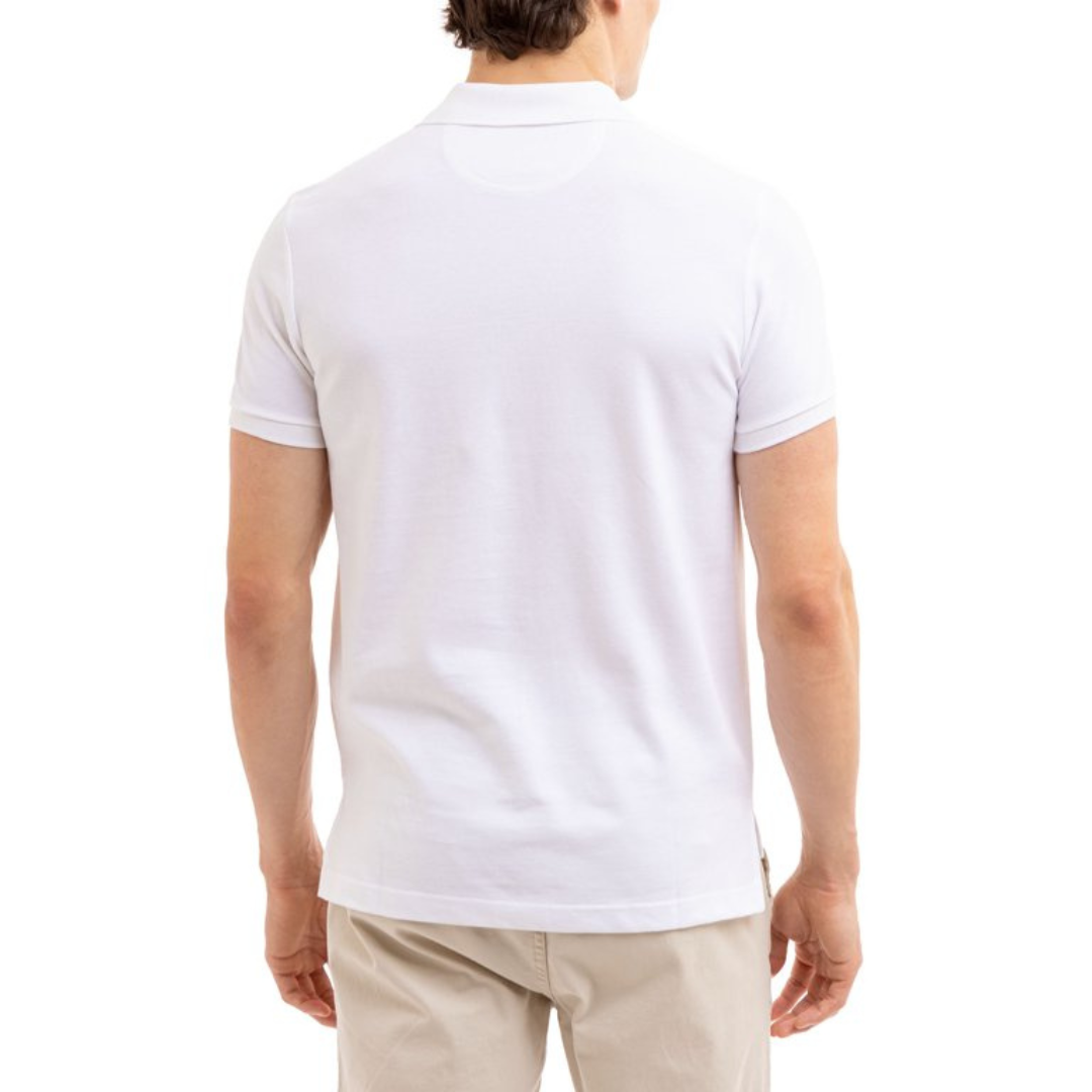 Chemise Polo Para Hombre Blanca