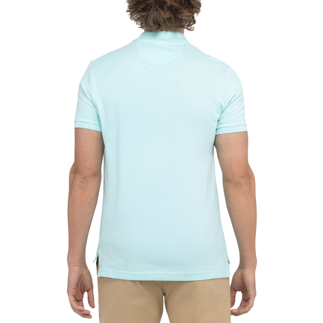 Chemise Polo Verde Agua Claro Para Hombre