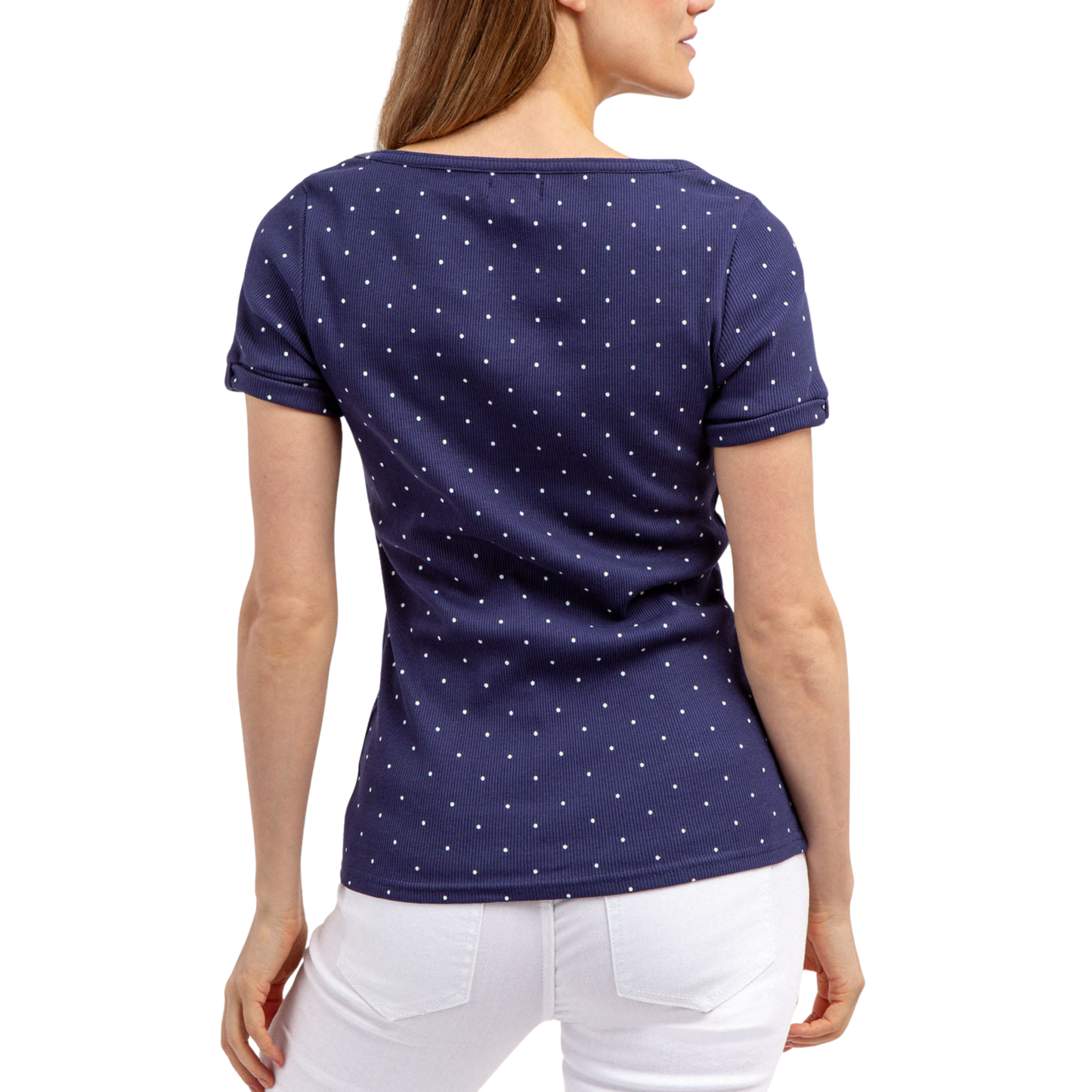 Franela Polo De Puntos Para Mujer