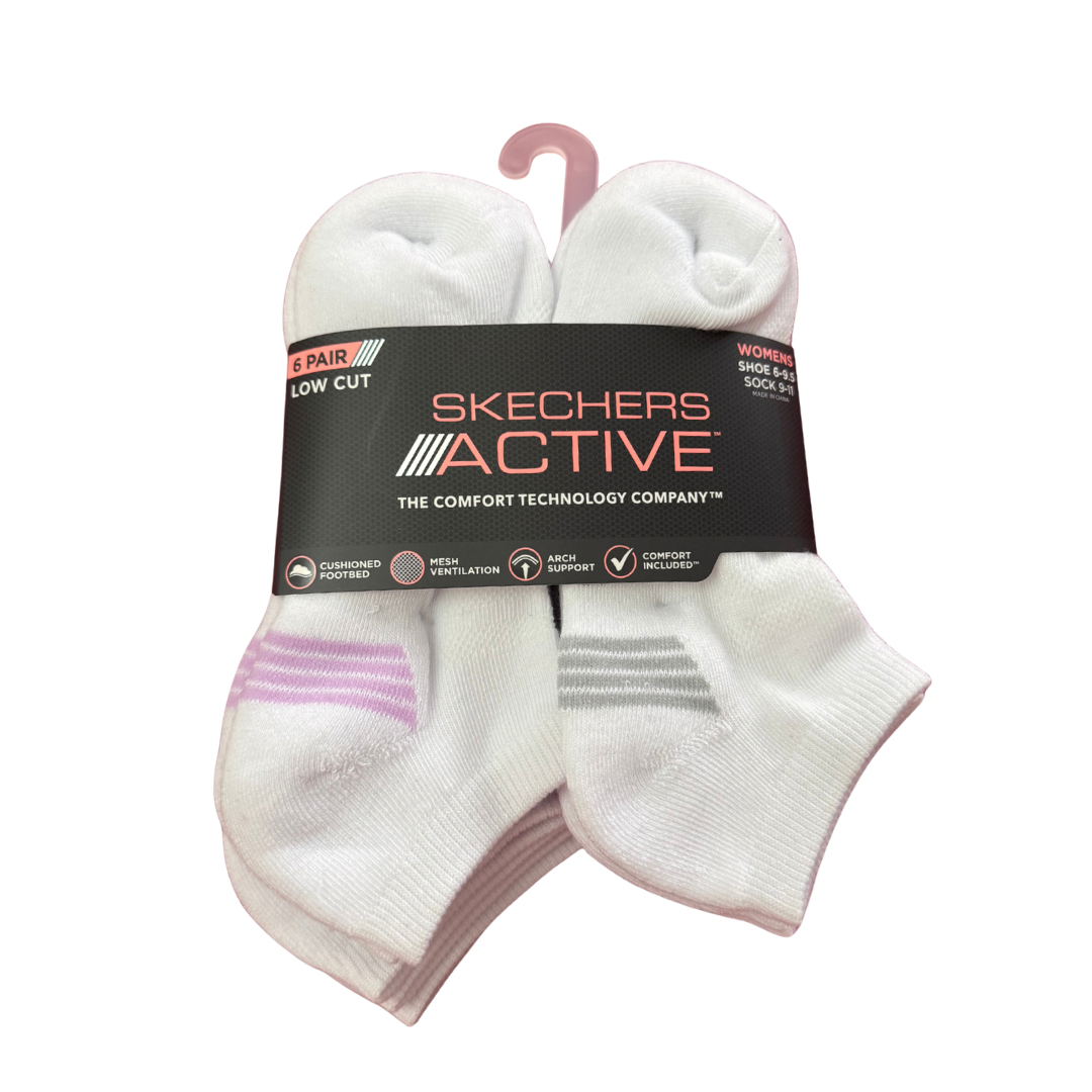 Paquete 6 Pares de Medias Skechers Active
