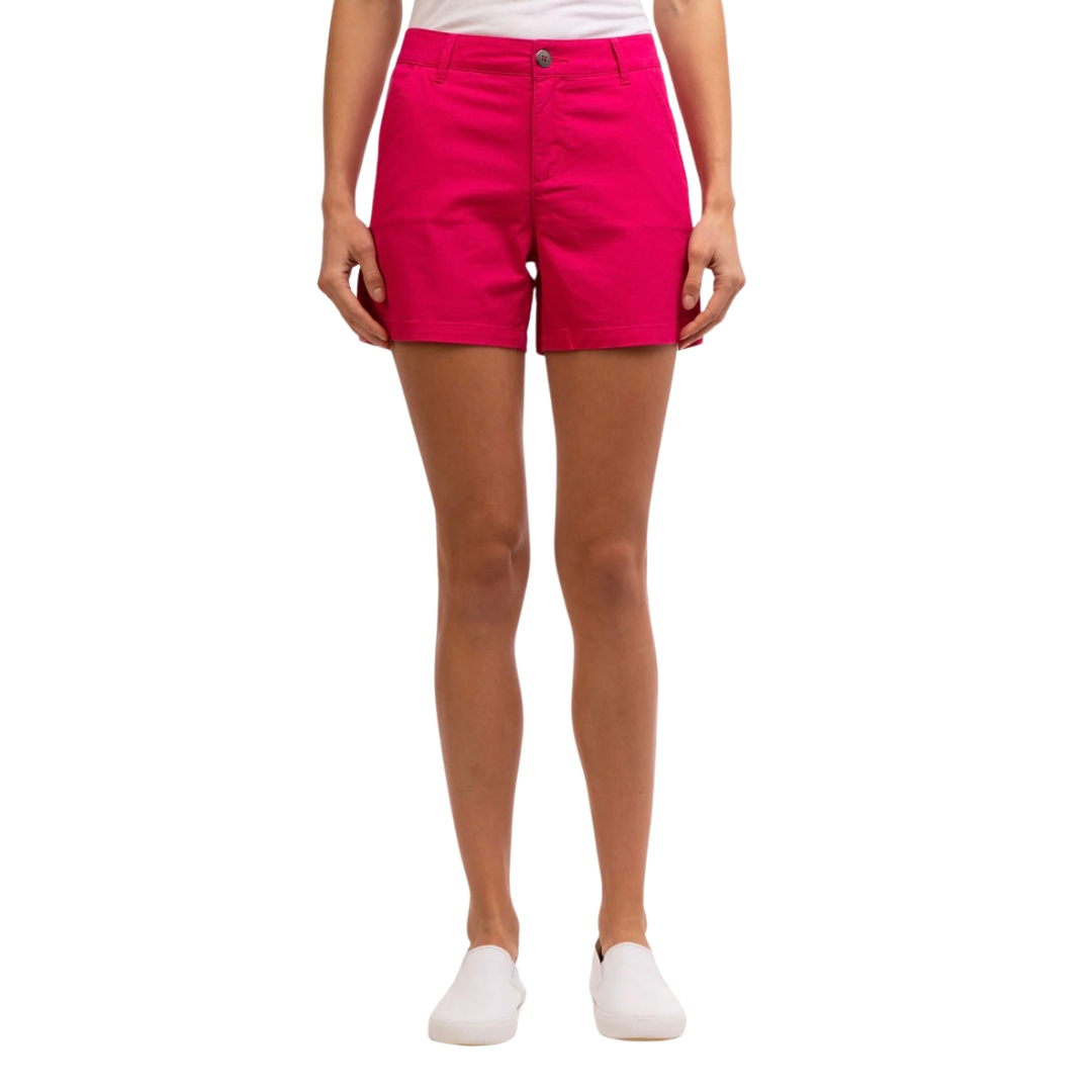 Short Polo Clásico Fucsia Para Mujer