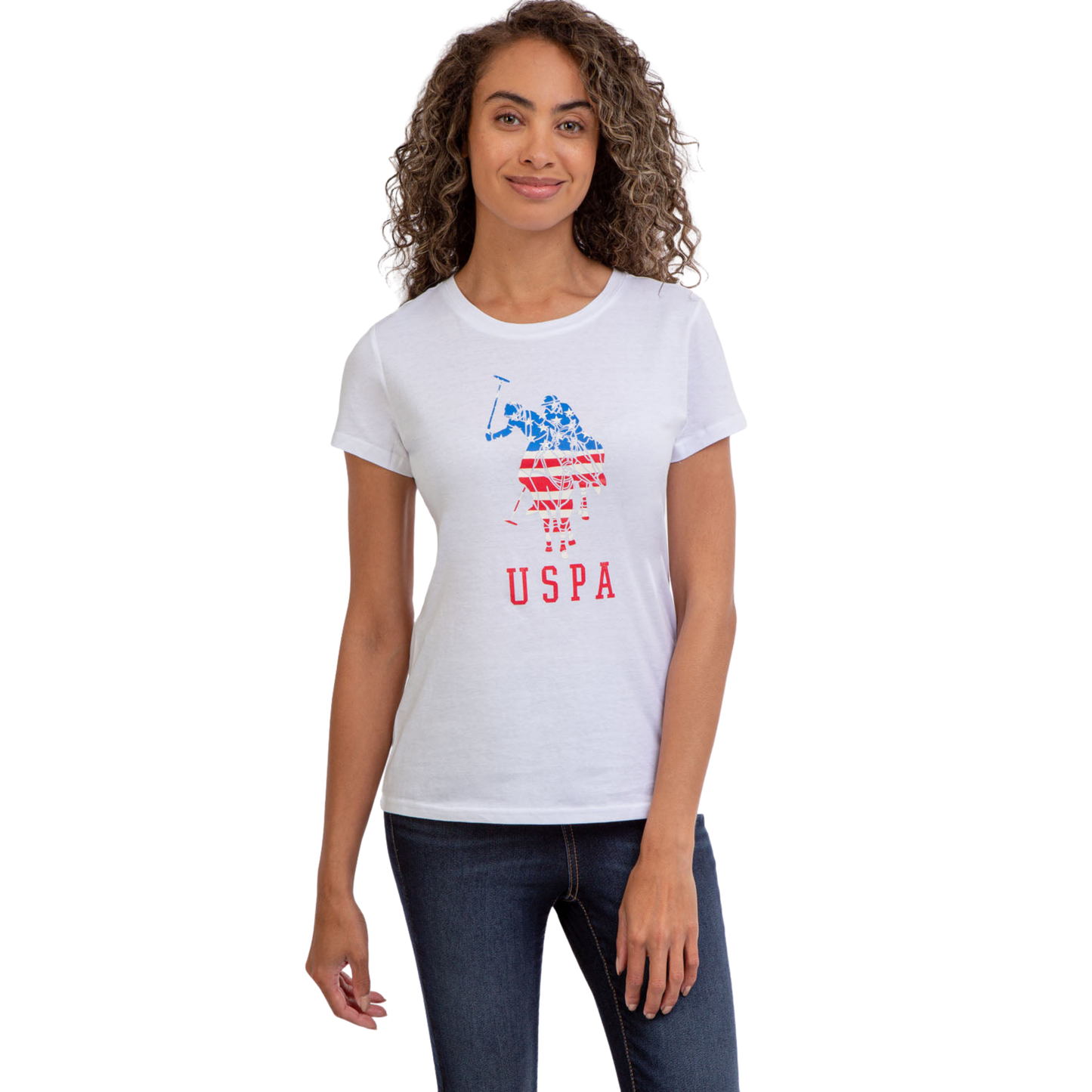 Franela Polo Con Logo USPA Para Mujer