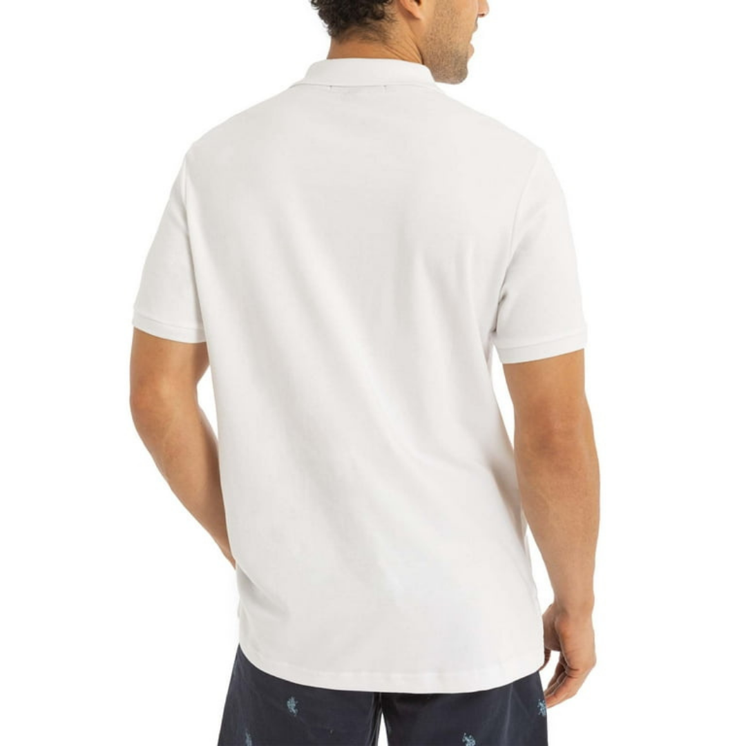 Chemise Polo Para Hombre Blanca