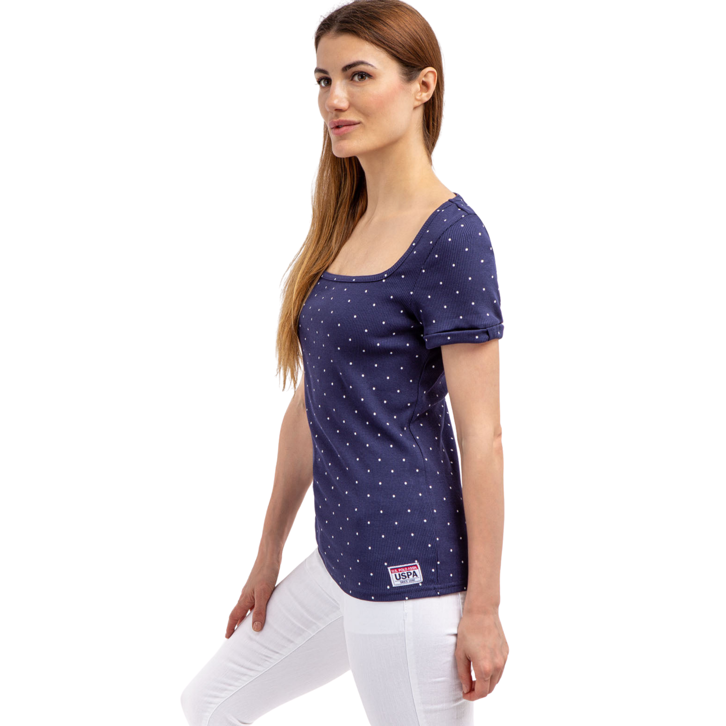Franela Polo De Puntos Para Mujer