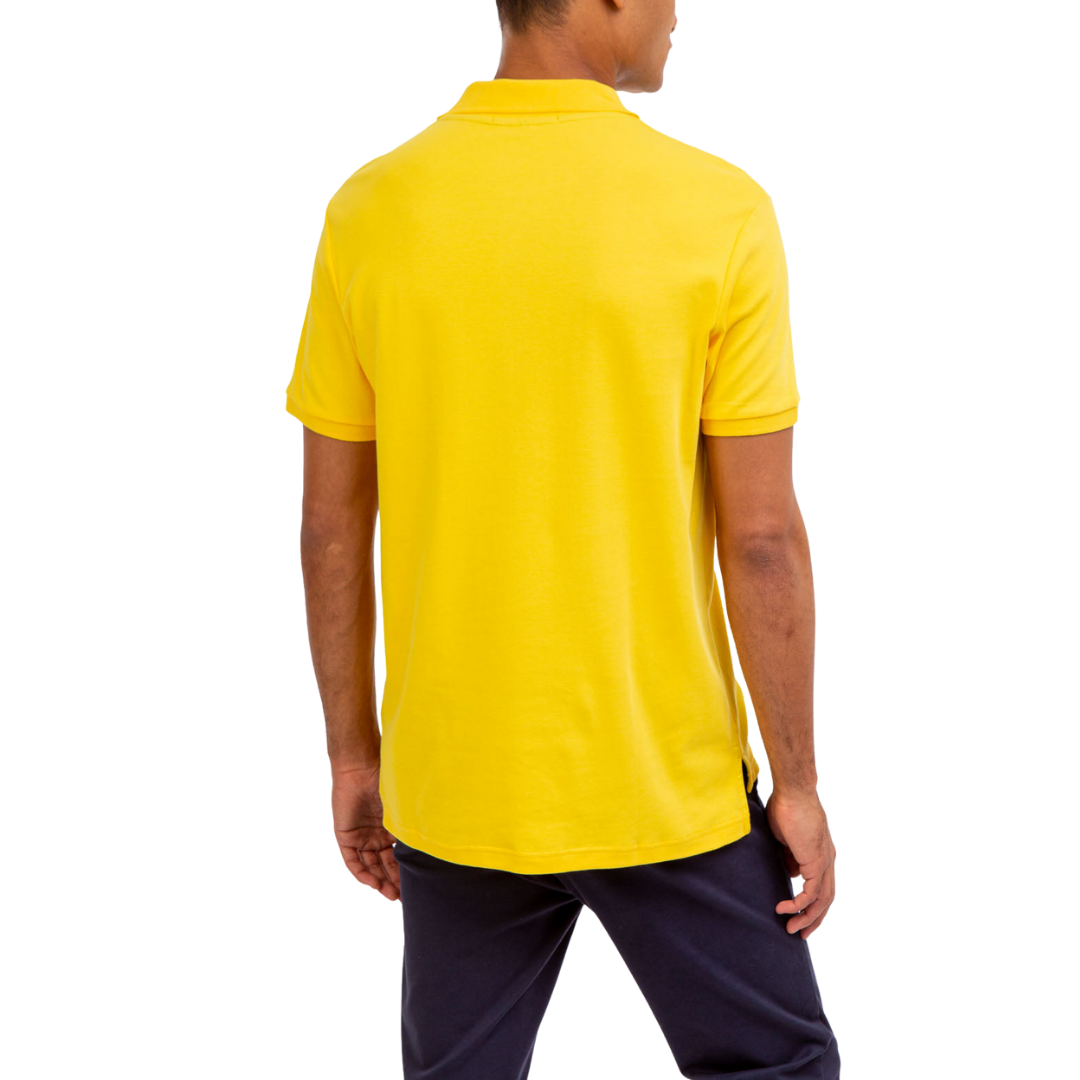 Chemise Polo Para Hombre Amarilla