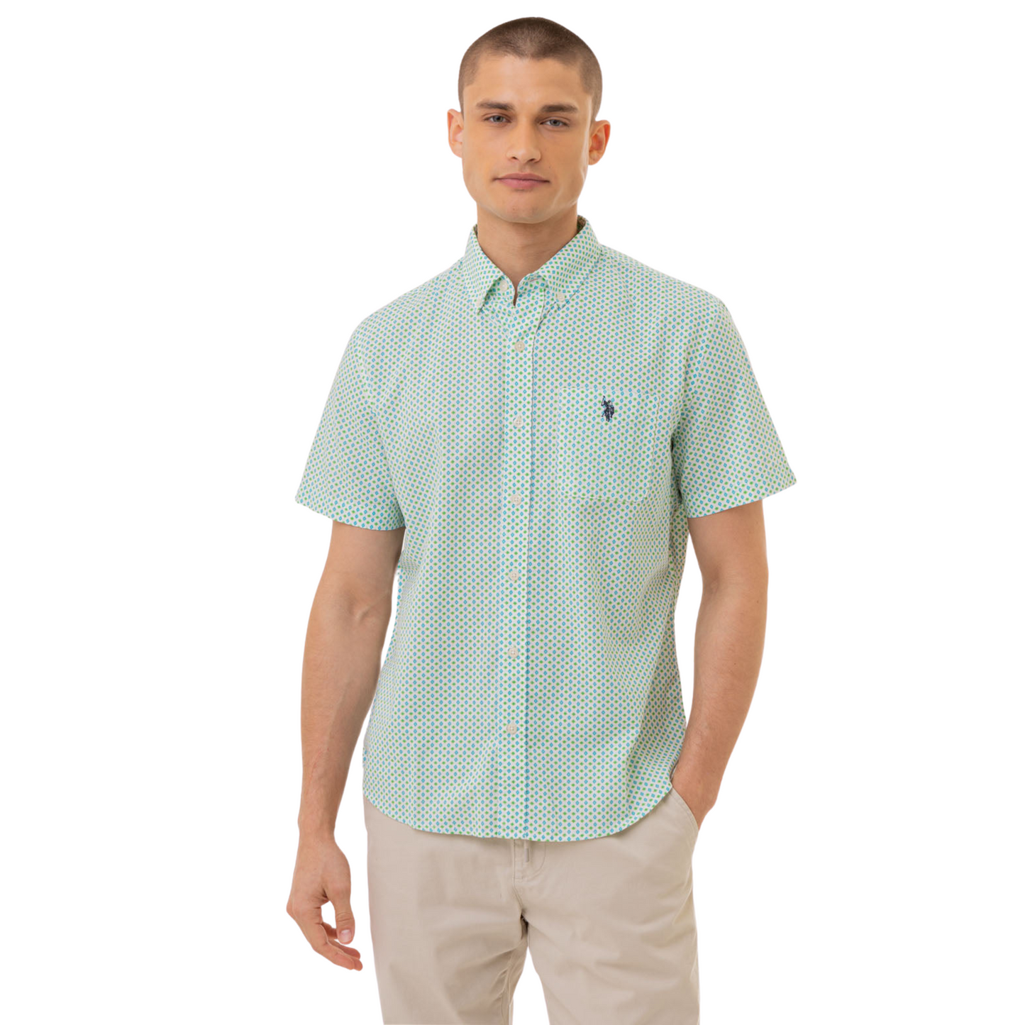 Camisa Polo Manga Corta Para Hombre