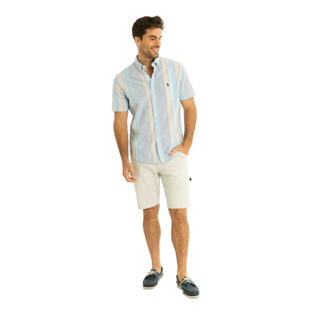 Camisa Polo Manga Corta Para Hombre