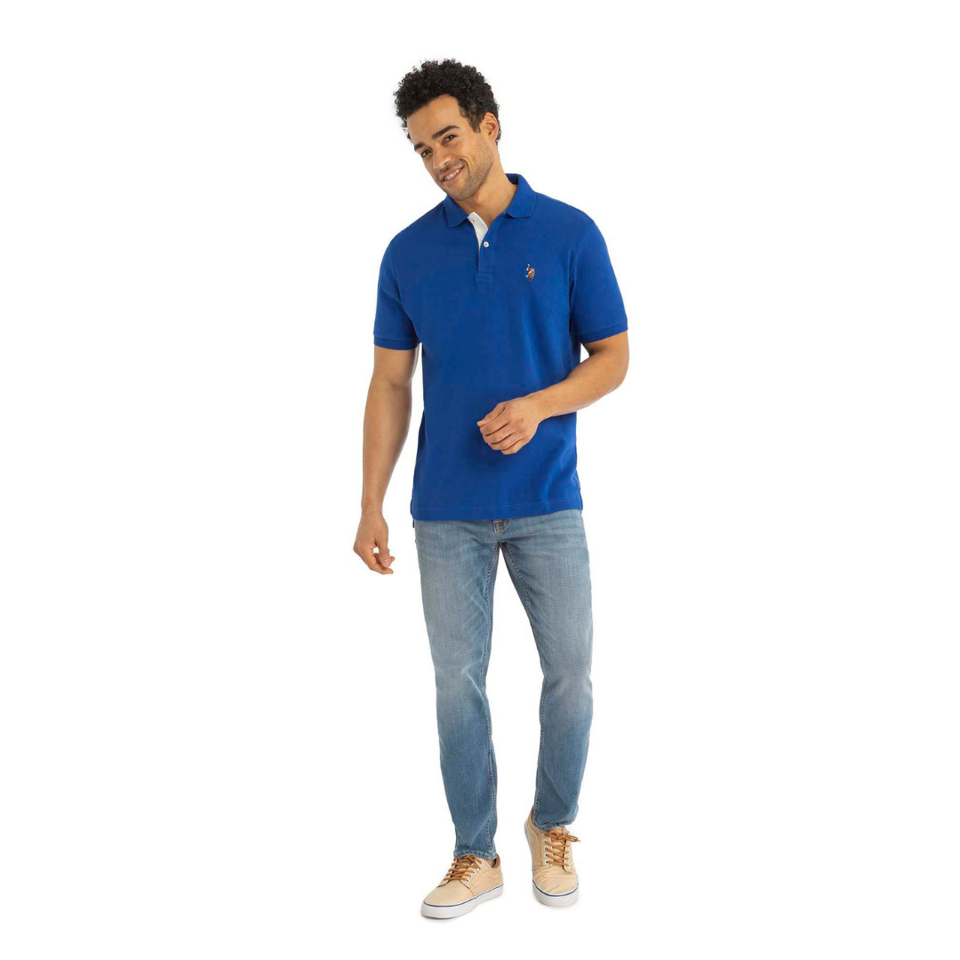 Chemise Polo Para Hombre Azul Rey