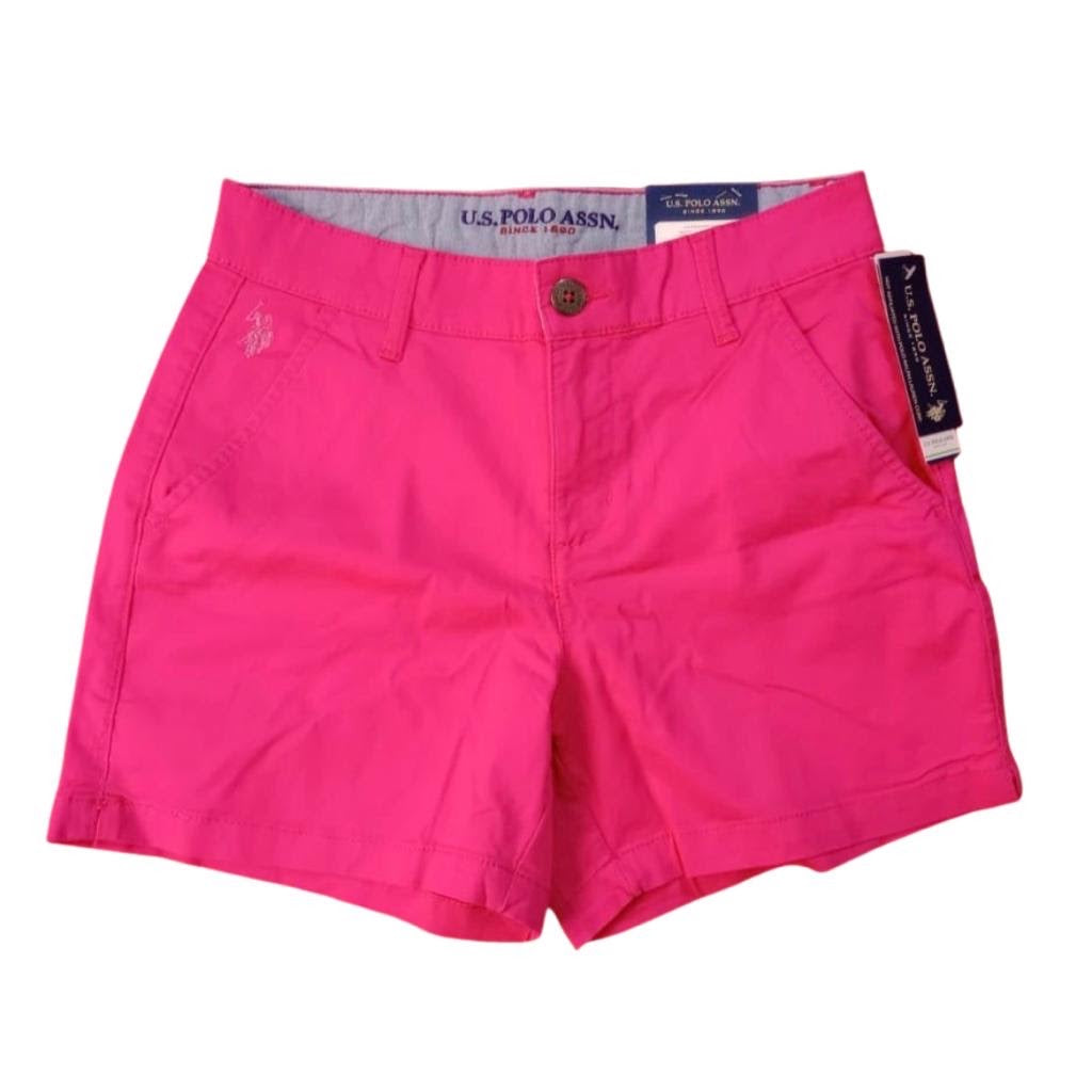 Short Polo Clásico Fucsia Para Mujer