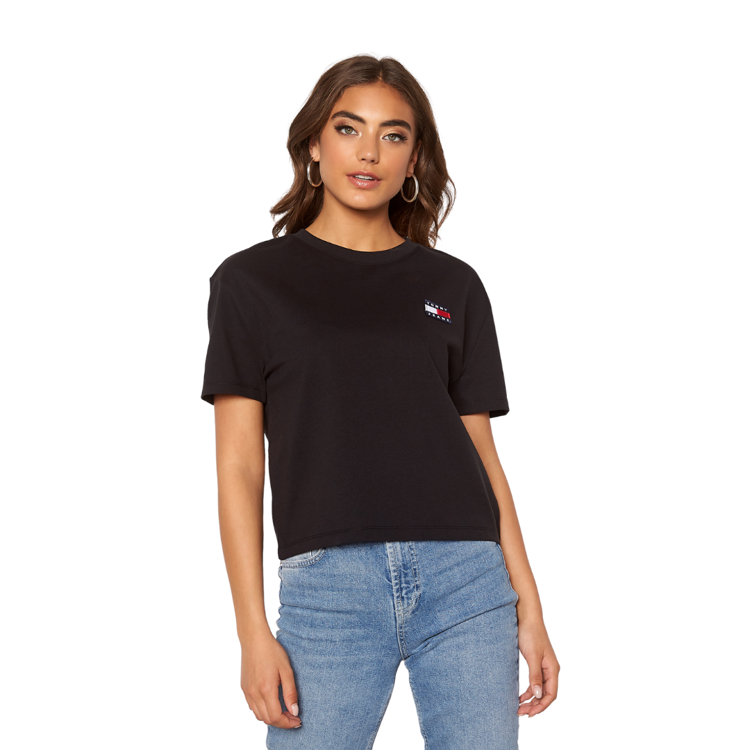 Franela Tommy Hilfiger Negra Para Mujer