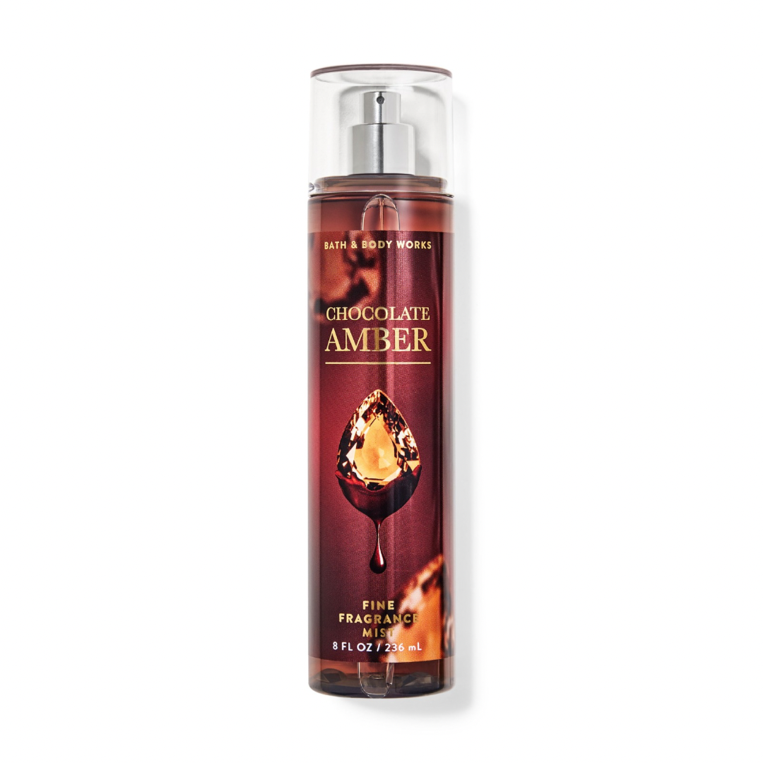 Mist Corporal Chocolate Amber Bath & Body Works