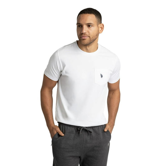 Franela Polo Básica Con Bolsillo Para Hombre