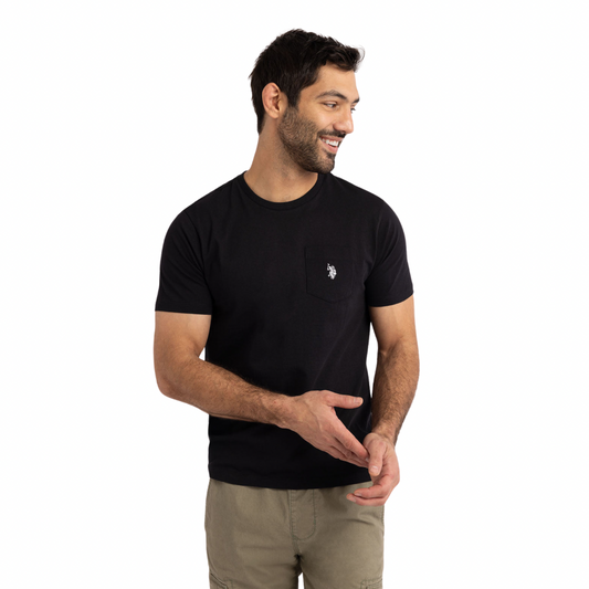 Franela Polo Básica Con Bolsillo Para Hombre